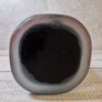 Rare Franz Caffrey Art Nouvau Tall Abstract Glass Vase Red Black Snake Irish 9" Image 5