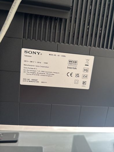 Tv Sony Bravia 43