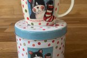 Black Cat Alex Clark Tin &amp; Christmas mug
