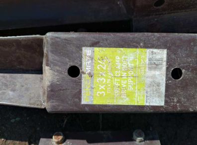 Fence Mate 3x3x24" Swift Clamp Drive in Post Support