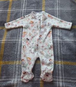 3-6m, Next Soft Fip Up Fleece Fairy Sleepsuit