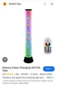 Sensory Colour Changing LED Fish Tube