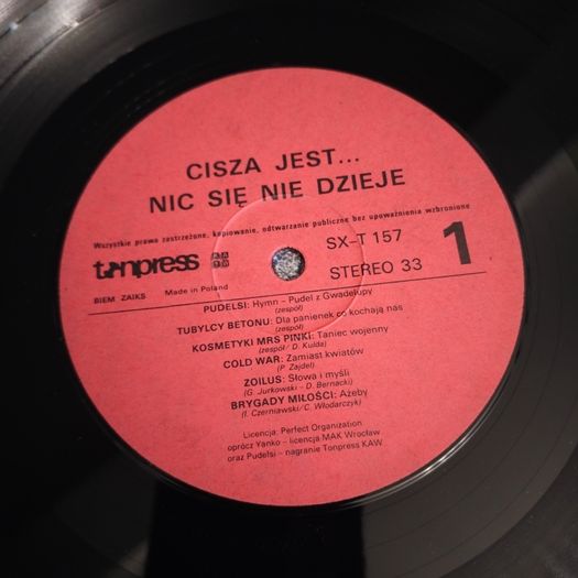 Cisza Jest...Nic Sie Nie Dzieje (polish new wave compilation)