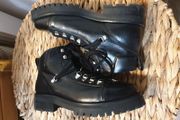 Allsaints Leather Ankle Boots Size Uk 6 ( Eu 39)