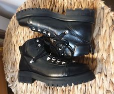 Allsaints Leather Ankle Boots Size Uk 6 ( Eu 39)