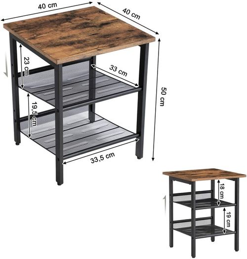 2 x New Side Tables Living Room Bedroom - FREE P&P