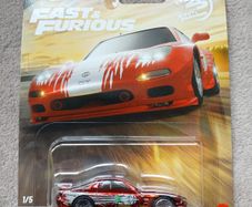 Chase! Hot Wheels 1995 Mazda RX7 Chrome Red 2026 Fast & Furious 25Th Anniversary