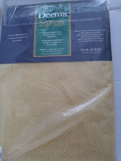 New unopened double vingtage 100% cotton valance