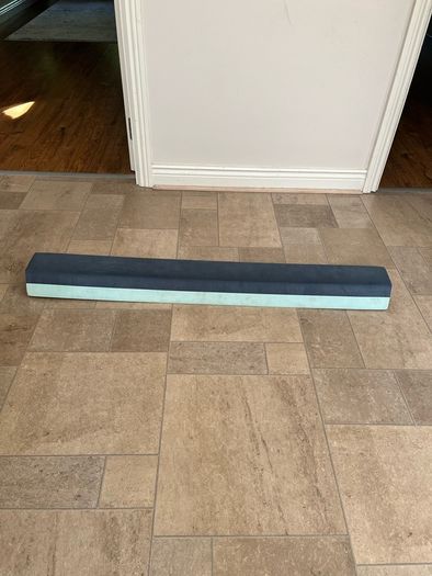 Gymnastics foam beam