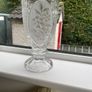 Vintage Kristal Zajecar Crystal Frosted Elegant Vase Image 2