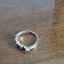 Ring made of 9-karat gold with garnet , weight 2 g, size L. Image 7