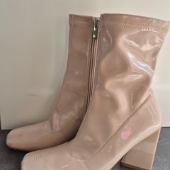Chunky heel ankle boots