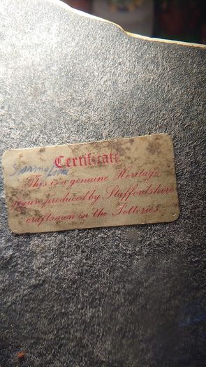 Vintage  figurine with Certificate