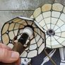 Vintage Table Lamps & Ceiling Shade Set Image 4