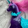 Barbie Dreamtopia Princess Purple Sparkle Unicorn Horse Pink hair Mattel 2018 Used Please look at the pictures Image 2
