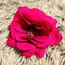 Bright Pink Flower Clip/ Brooch Versatile & Eye-Catching Image 3