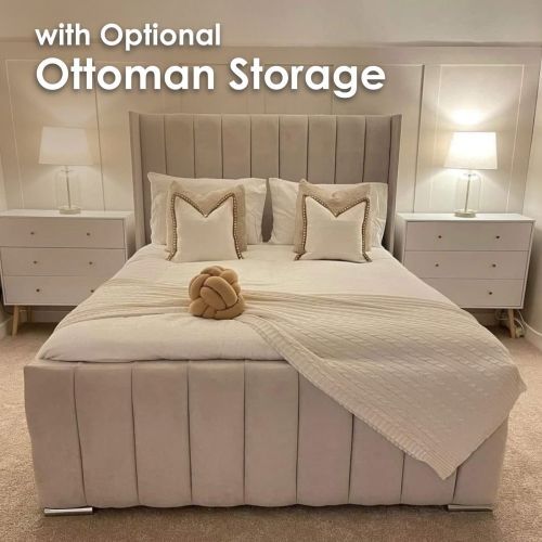 Massive Sale On Ottoman Gaslift Storage Beds. Single, Double King And Superking Sizes Available