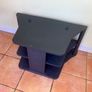 Tv Stand (Black with two Shelves) Image 4