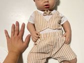 Reborn doll 100 % Full Body Silicone Reborn Baby Doll 20.8 Inch Sleeping Realistic Newborn Toy for Children