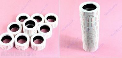 10 rolls x Price gun labels for MX-5500 pricing gun