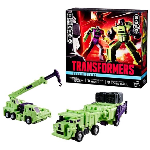 Transformers The Movie Constructicons Long Haul & Hook 2-Pack