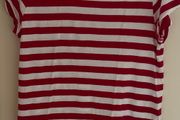 H&amp;M Red and White Striped T-Shirt