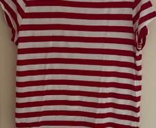 H&M Red and White Striped T-Shirt
