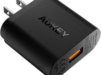 AUKEY Quick Charge 3.0 18W USB Wall Charger, Fast Charger Compatible with Samsung Galaxy Note8 / S9 /S8 / S8+, LG G6 / V30, HTC 10 and More | Qualcomm Certified - Brand New Sealed!