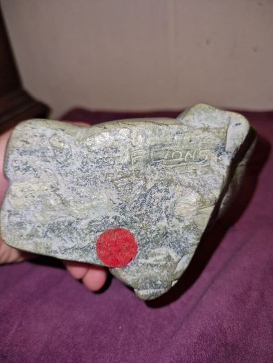 Rare Eskimo/Inuit carved stone figure of Mother and Child