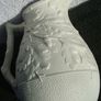 An antique Parian-bisque jug with moulded oak leaves & acrons pattern (c.1870) Image 9