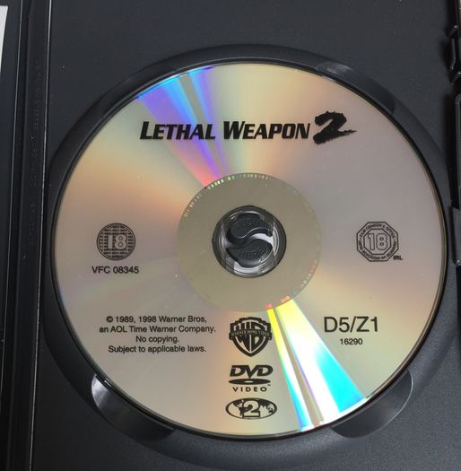 Lethal Weapon 2 [1989] Mel Gibson, Danny Glover, Joe Pesci, Joss Ackland, Derrick O'Connor & Patsy Kensit [Movie DVD]