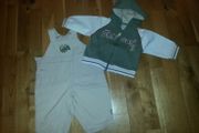 Boy's hoodie &amp; dungarees 3-6