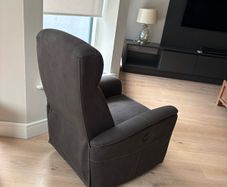 Leather recliner