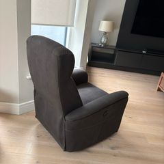 Leather recliner
