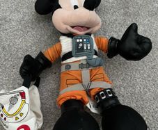 Disney Parks Star Wars X-Wing Pilot Mickey Mouse Plush