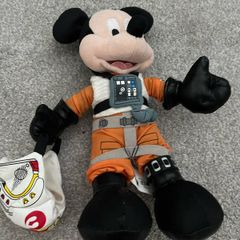 Disney Parks Star Wars X-Wing Pilot Mickey Mouse Plush
