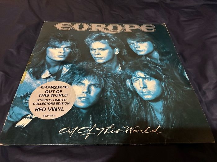 Europe red record vinyl LP