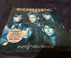 Europe red record vinyl LP