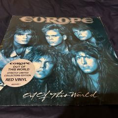 Europe red record vinyl LP