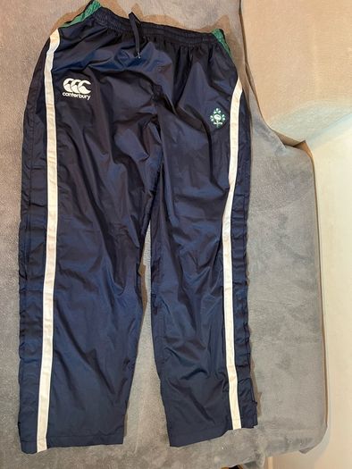 Ireland rugby Canterbury waterproof Training pants Velcro XL