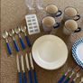 Mixed crockery for Caravaning or Camping Image 3