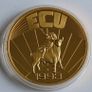 Ireland ECU  Saint Patrick 1993 Gold Plated Image 4
