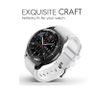 White Band Strap For 22mm Samsung Galaxy Watch 3 45mm 46mm Gear S3 Frontier Image 2