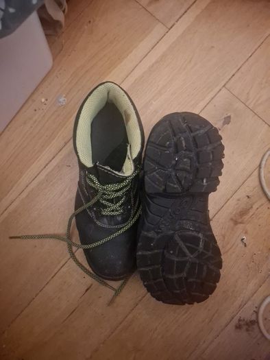 Steel toe capped boots