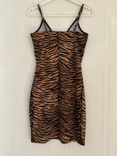 Tiger Print Mini Dress H&M
