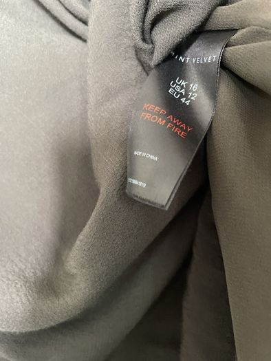 Dark Olive Green Mint Velvet Dress