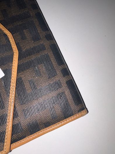Fendi Vintage Zucca FF Logo Long Wallet