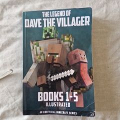 MInecraft book, Dave the Villager books 1-5
