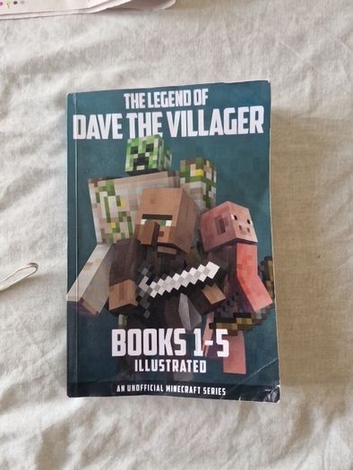 MInecraft book, Dave the Villager books 1-5