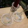 Set of Two Killarney Crystal Candlestick Holders 8,4" Tall Made In Ireland Dinner Candleholder Image 5